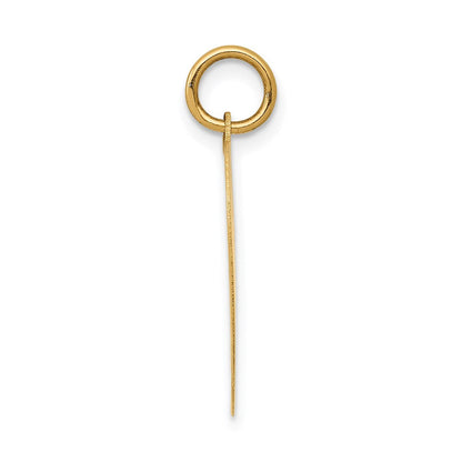 14K Gelbgold 14K Happy Geburtstag Herz Plättchen Charm