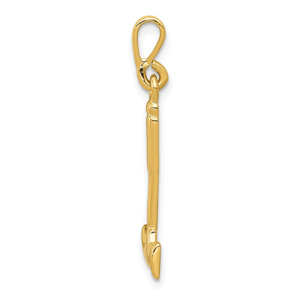 14K Gelbgold 14K Hammer Charm