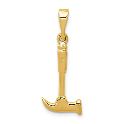 14K Gelbgold 14K Hammer Charm