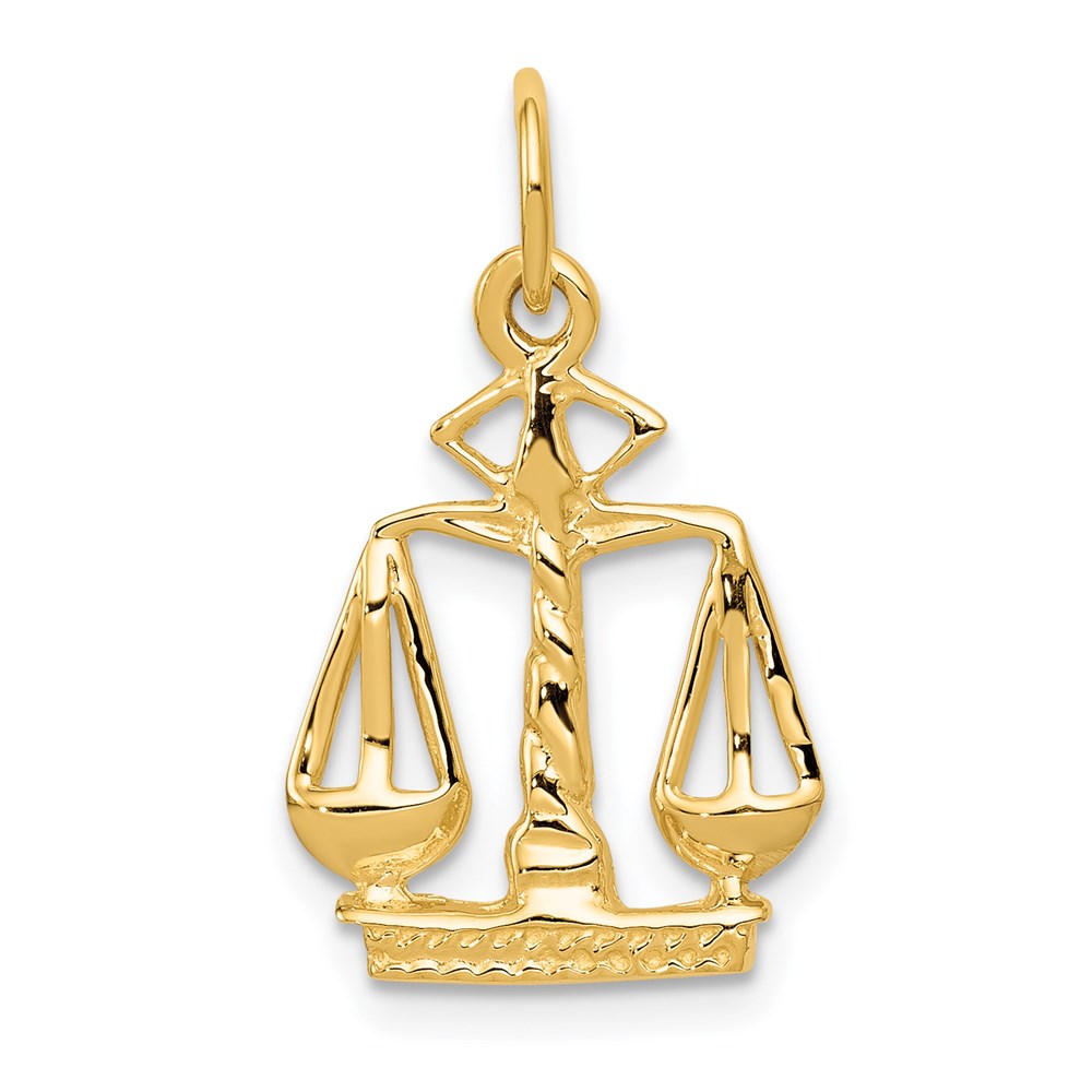 14K Gelbgold 14K Scales Of Justice Charm