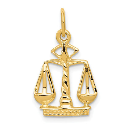 14K Gelbgold 14K Scales Of Justice Charm