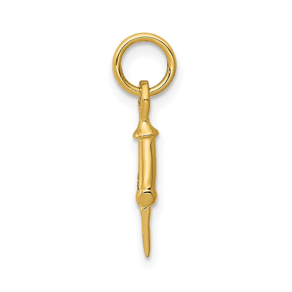 14K Gelbgold 14K Doctors Syringe Charm