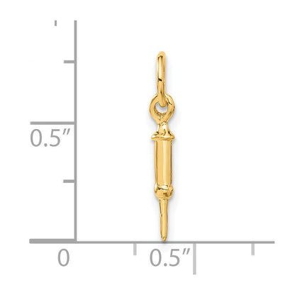 14K Gelbgold 14K Doctors Syringe Charm