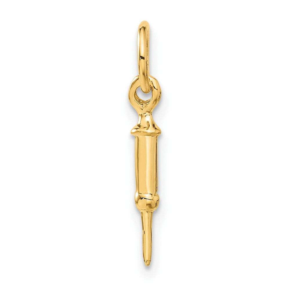 14K Gelbgold 14K Doctors Syringe Charm