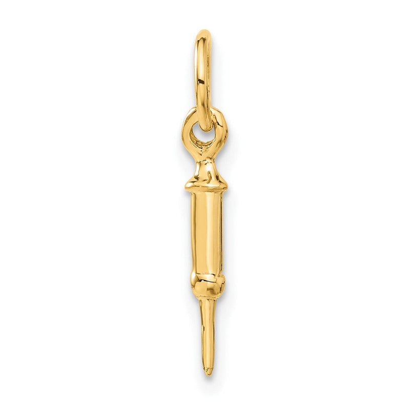 14K Gelbgold 14K Doctors Syringe Charm