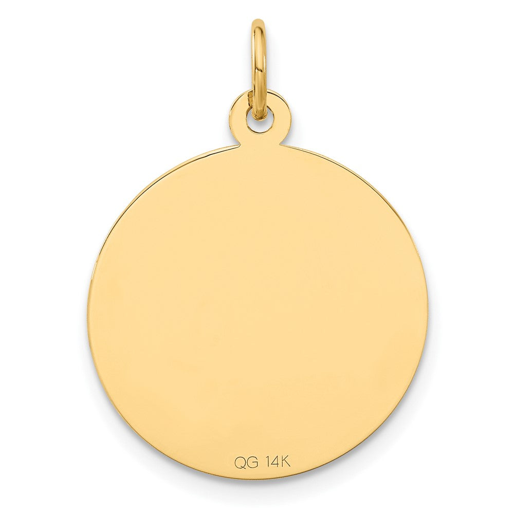 14K Gelbgold 14K Las Vegas Plättchen Charm
