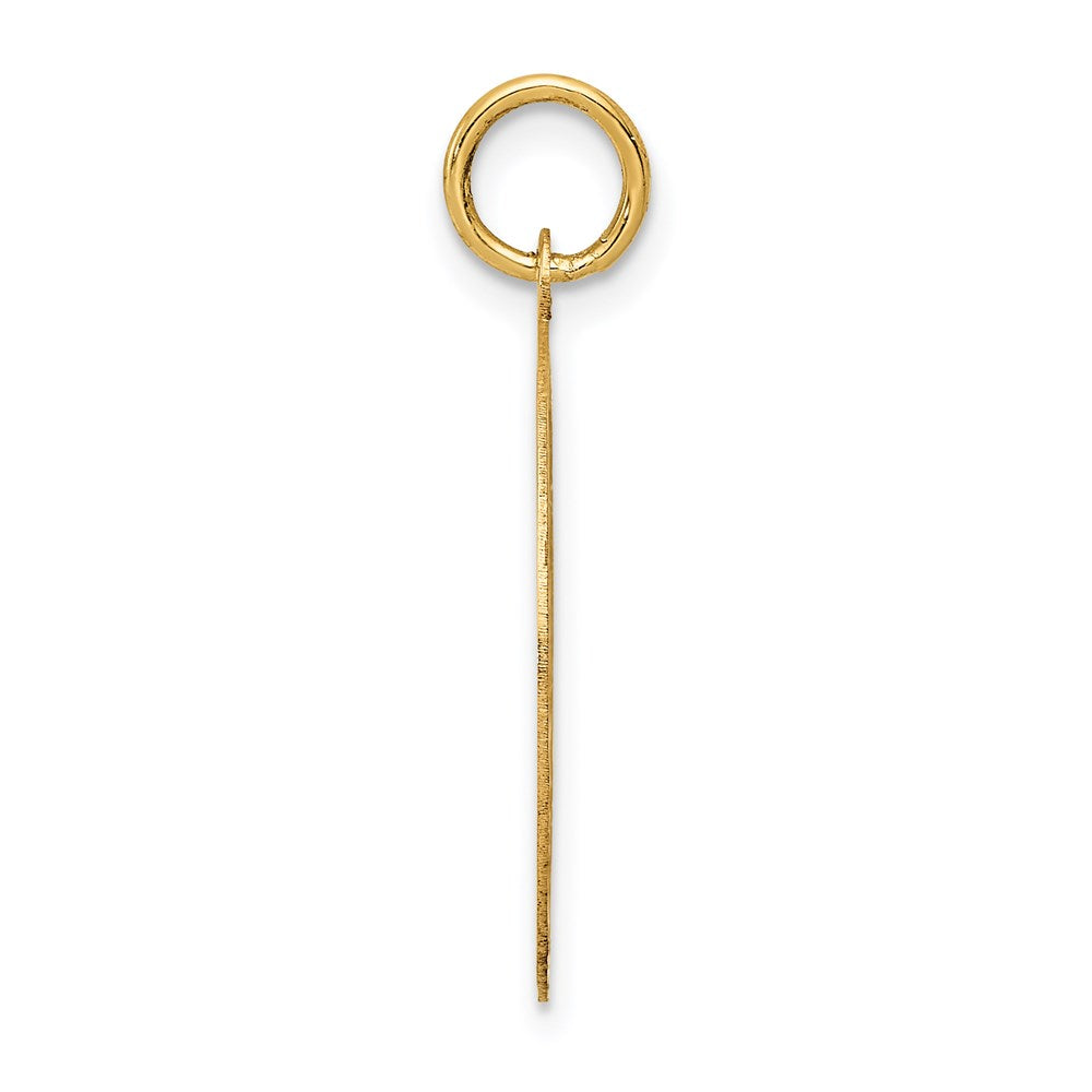 14K Gelbgold 14K Merry Weihnachten Plättchen Charm