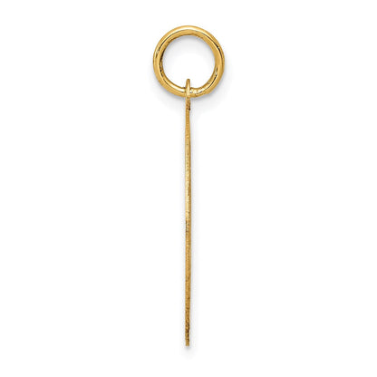 14K Gelbgold 14K Merry Weihnachten Plättchen Charm