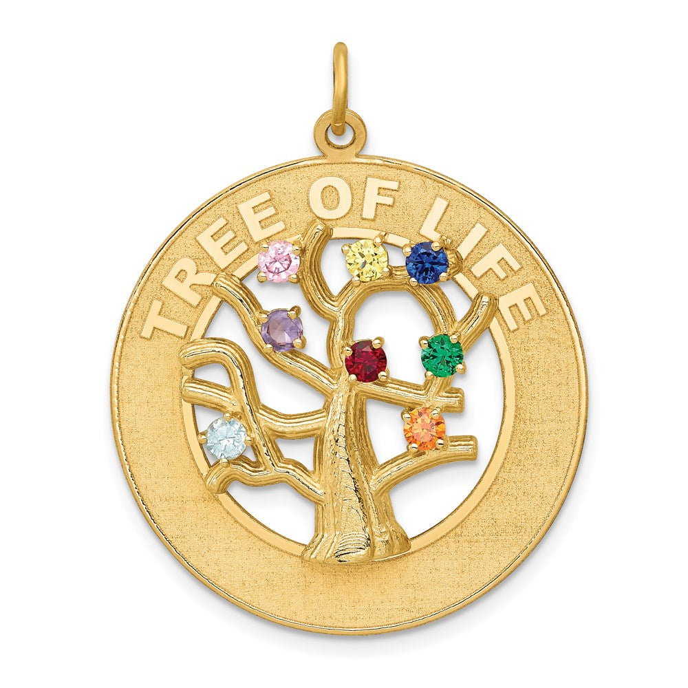 14K Gelbgold 14K Baum Of Leben Anhänger