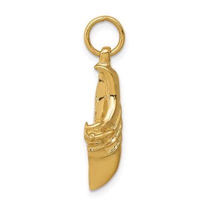 14K Gelbgold 14K Jogging Schuh Charm
