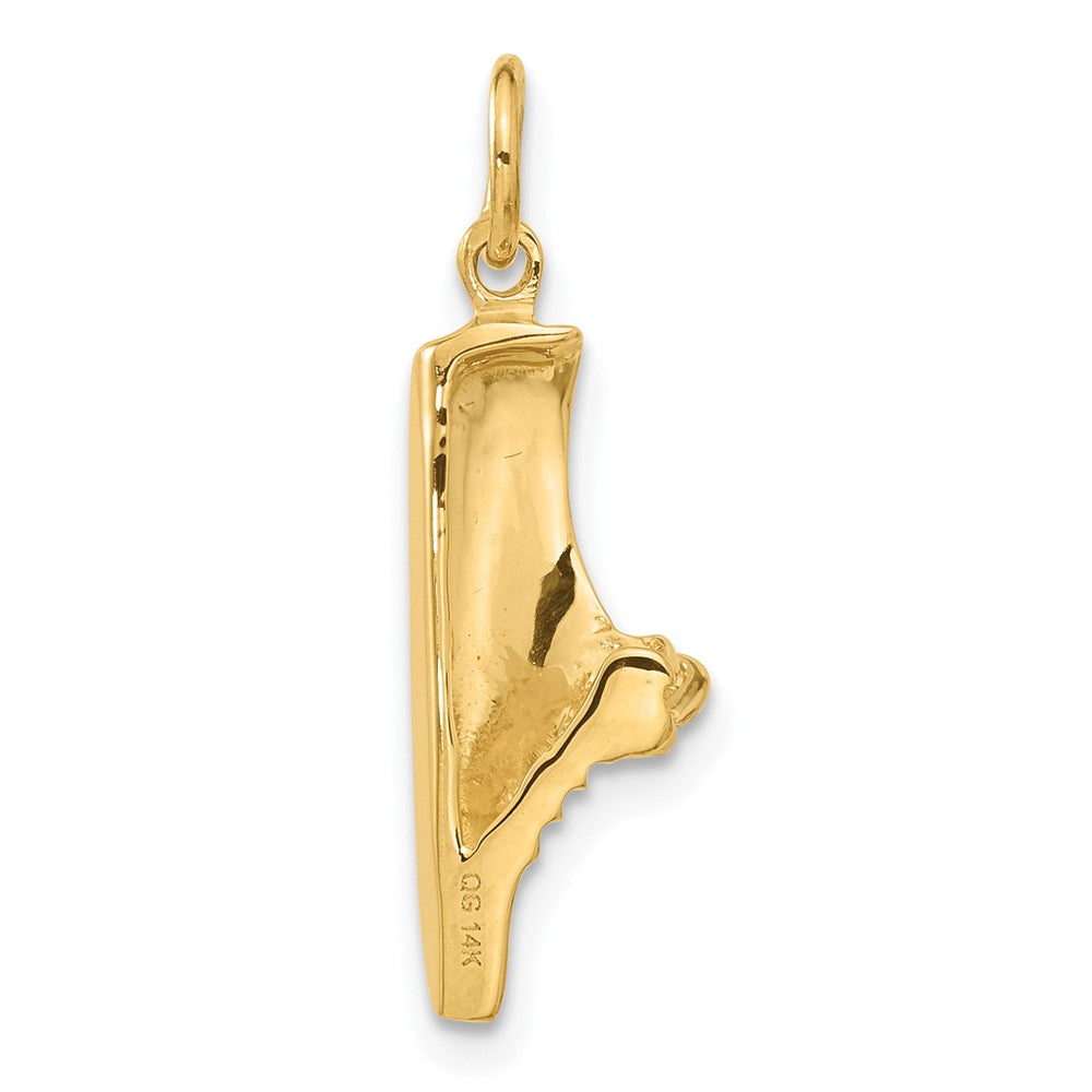 14K Gelbgold 14K Jogging Schuh Charm
