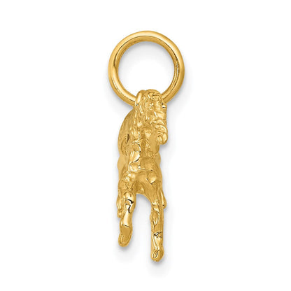 14K Gelbgold 14K Einhorn Charm