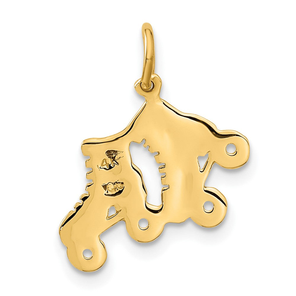 14K Gelbgold 14K Roller Skates Charm