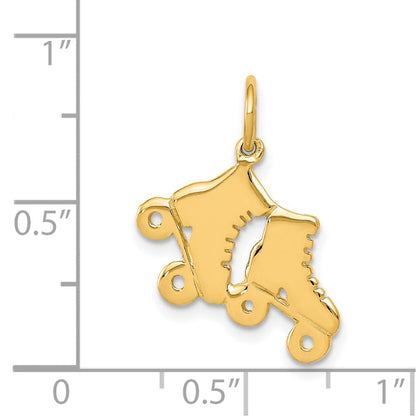 14K Gelbgold 14K Roller Skates Charm