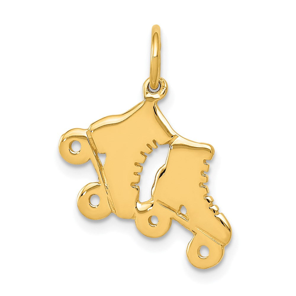 14K Gelbgold 14K Roller Skates Charm