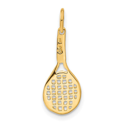 14K Gelbgold 14K Schläger Charm