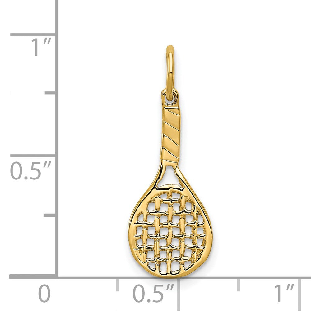 14K Gelbgold 14K Schläger Charm