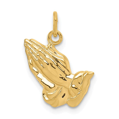 14K Gelbgold 14K Betend Hands Charm
