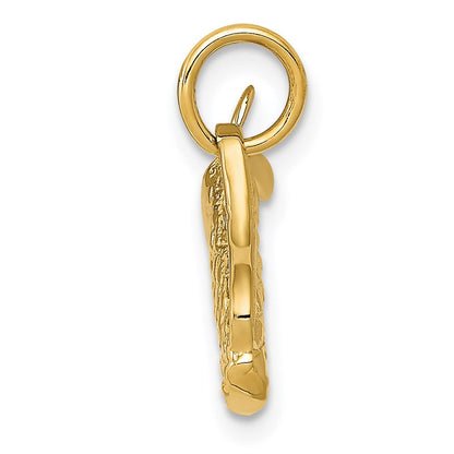 14K Gelbgold 14K 3-d Golf Bag Charm