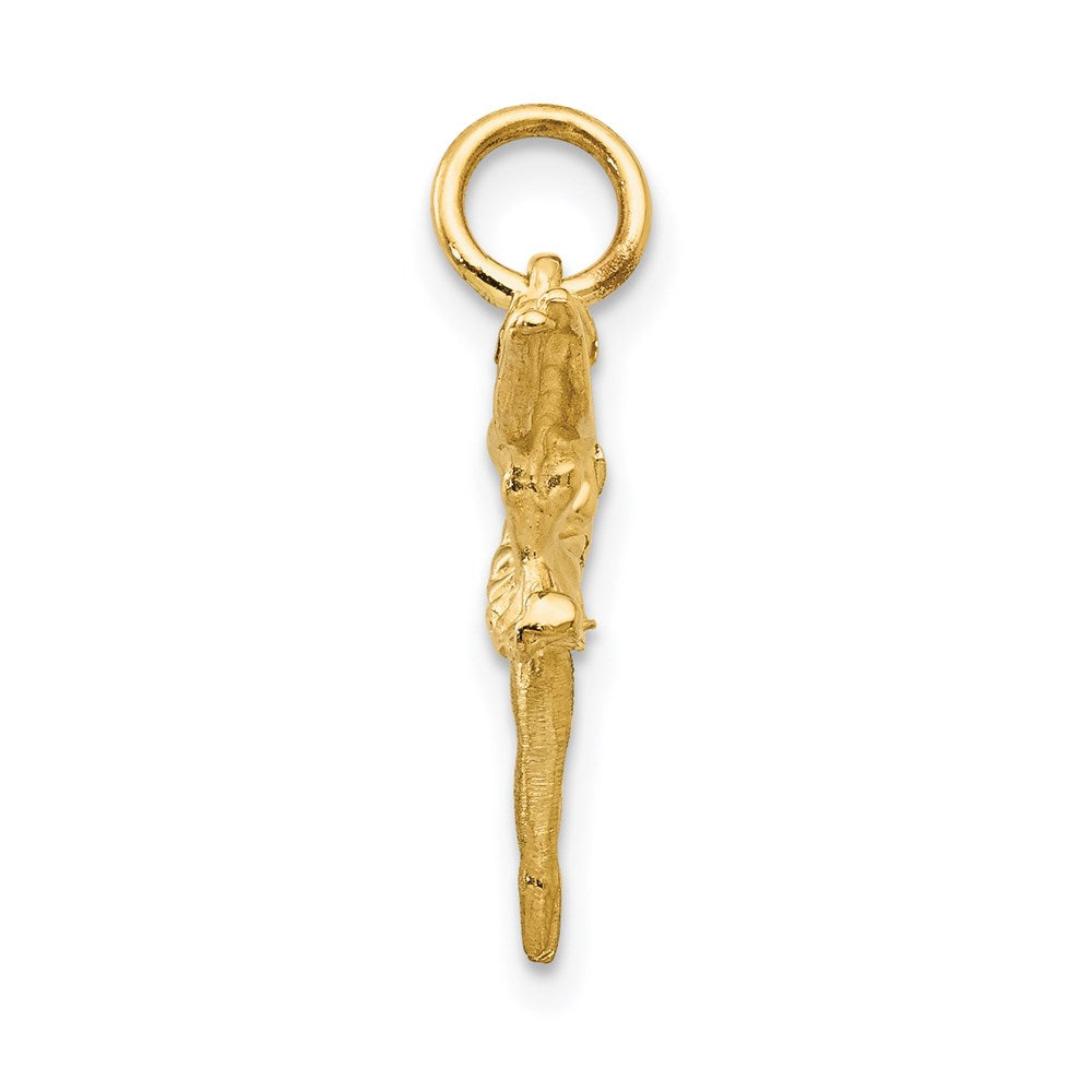 14K Gelbgold 14K 3d Ballerina Charm