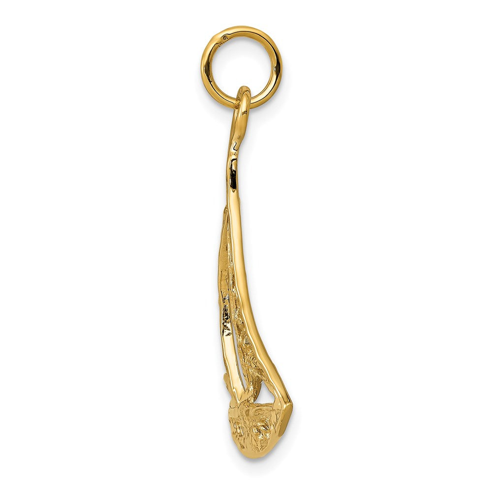 14K Gelbgold 14K Segelboot Charm