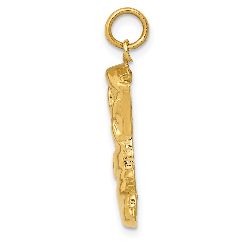 14K Gelbgold 14K Boot Charm