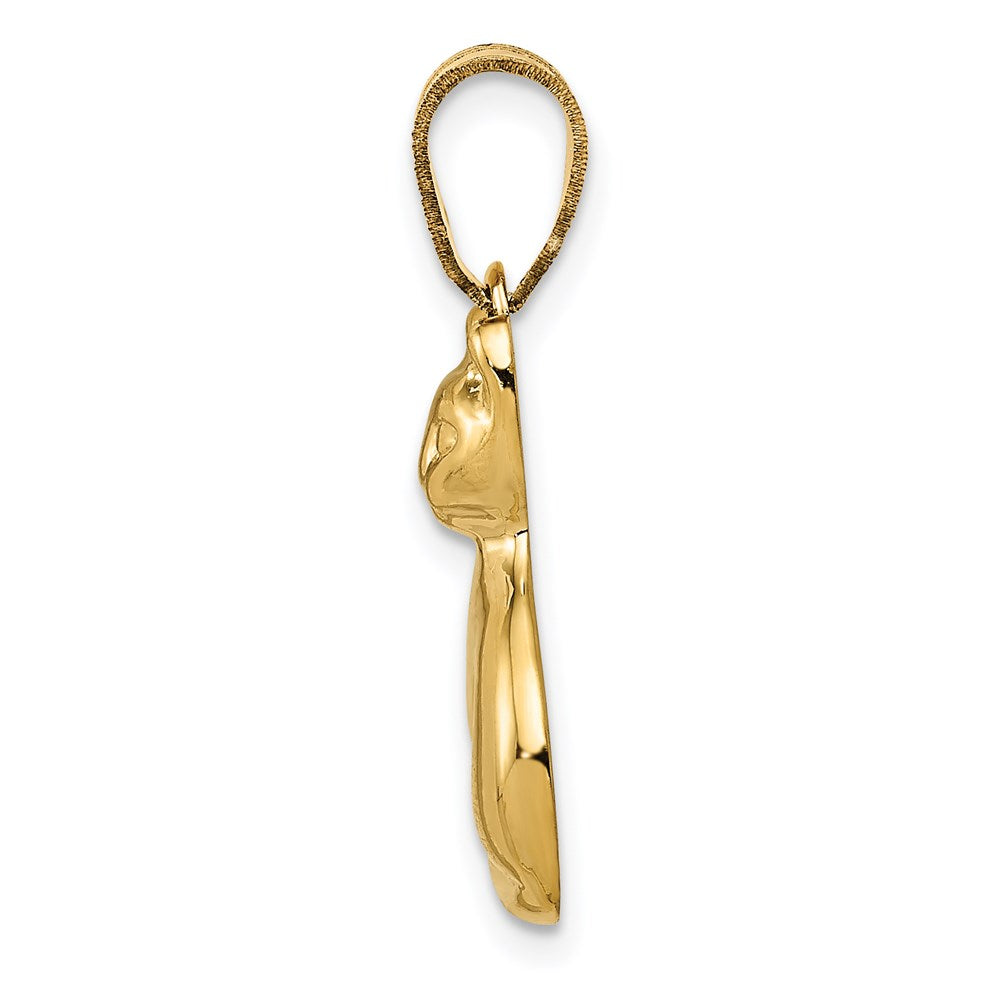 14K Gelbgold 14K Katze Charm