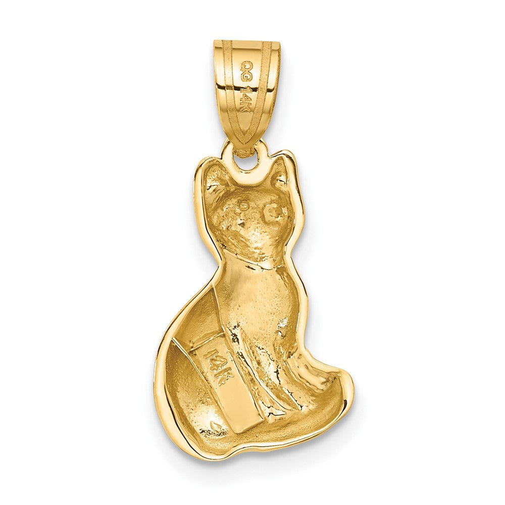 14K Gelbgold 14K Katze Charm
