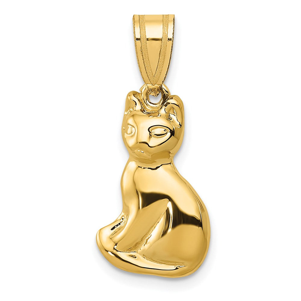 14K Gelbgold 14K Katze Charm