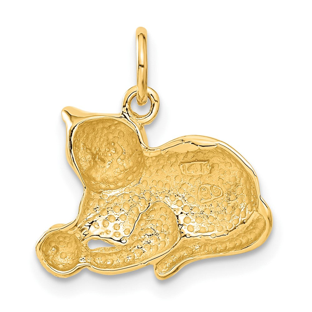 14K Gelbgold 14K Katze Charm