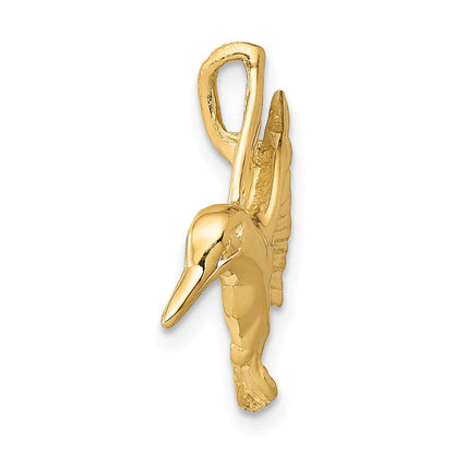 14K Gelbgold 14K Hummingbird Kette Anhänger