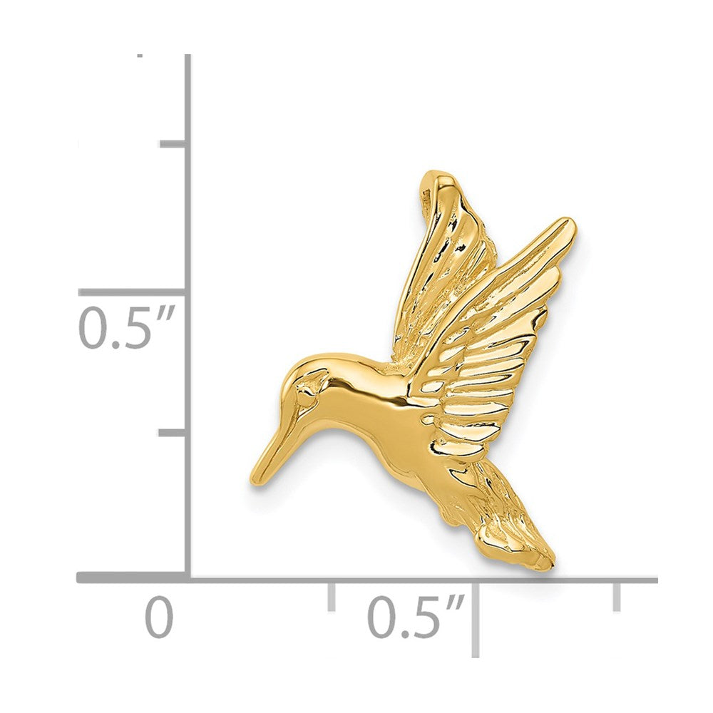 14K Gelbgold 14K Hummingbird Kette Anhänger