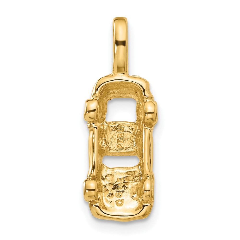 14K Gelbgold 14K 3d Sports Auto Charm