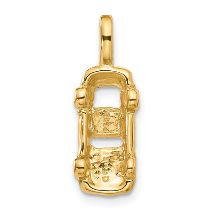14K Gelbgold 14K 3d Sports Auto Charm