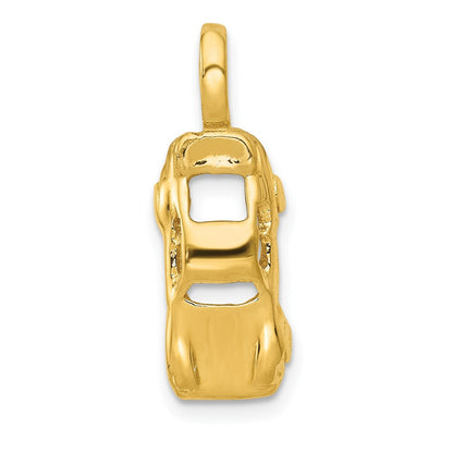 14K Gelbgold 14K 3d Sports Auto Charm