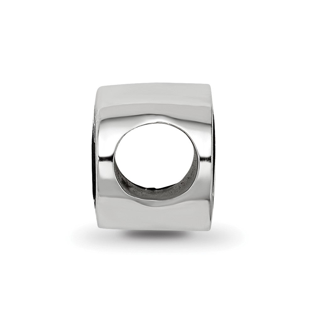 Sterlingsilber Logoart 15.25mm Alpha Chi Omega Oval Buchstaben Perle