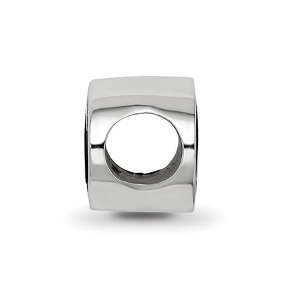 Sterlingsilber Logoart 15.25mm Alpha Chi Omega Oval Buchstaben Perle