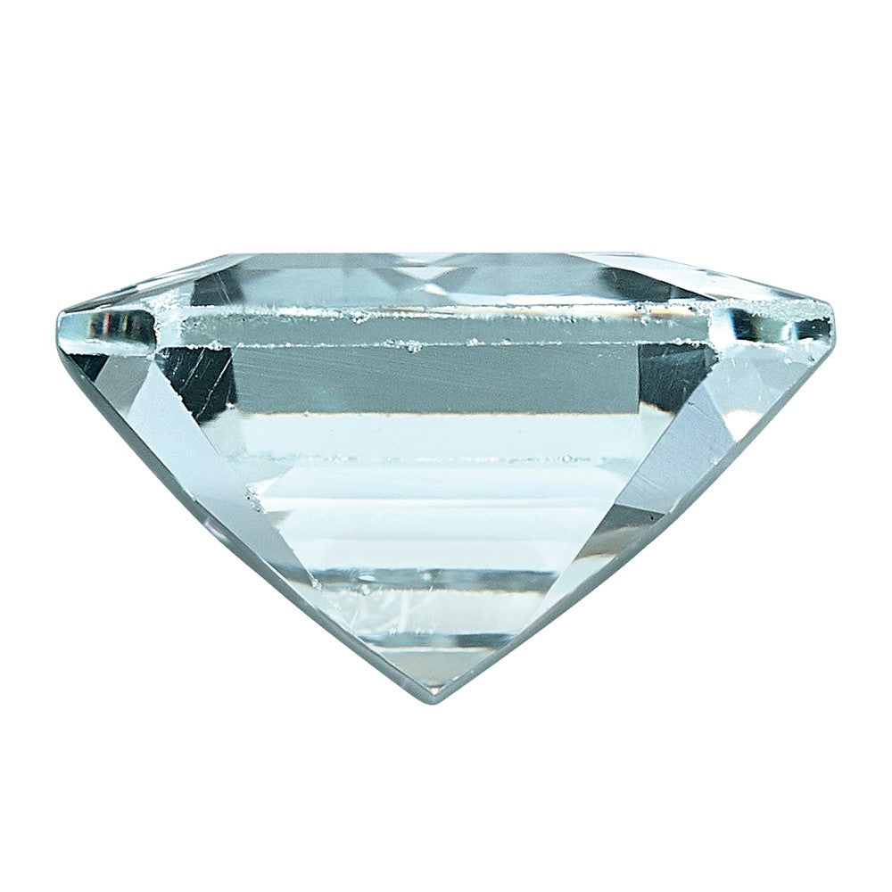 Edelstein Aquamarin Aa Qualität 8x6mm Smaragdschliff