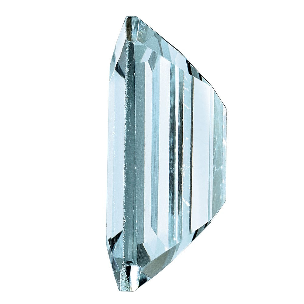 Edelstein Aquamarin Aa Qualität 8x6mm Smaragdschliff