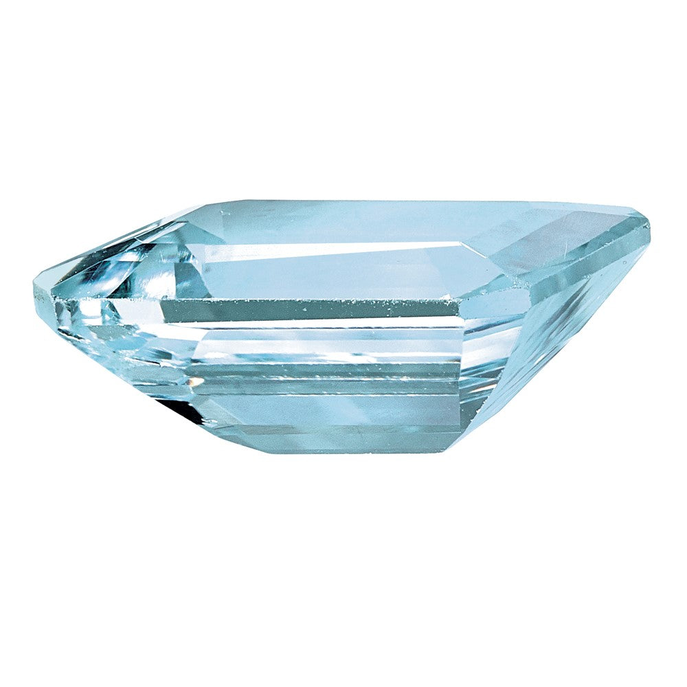 Edelstein Aquamarin Aa Qualität 8x6mm Smaragdschliff