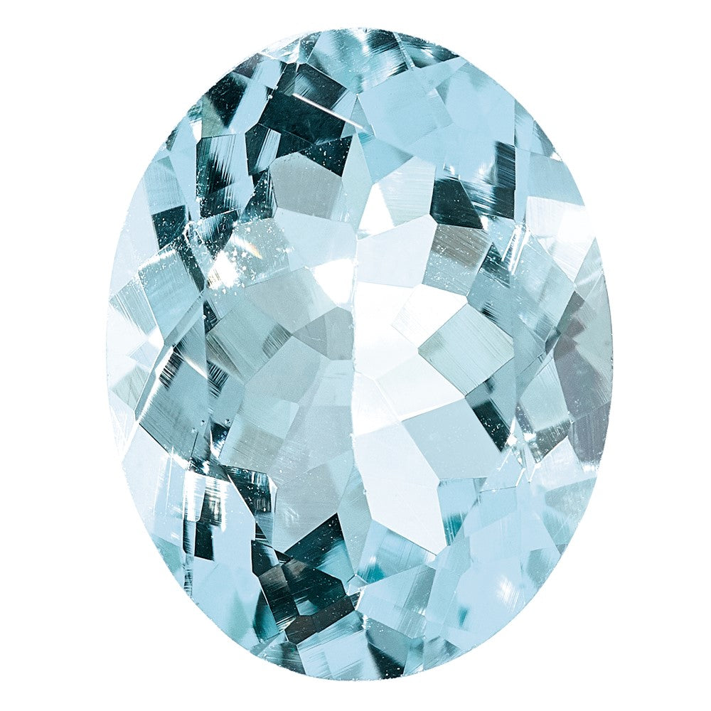 Edelstein Aquamarin Aaa Qualität 6x4mm Oval