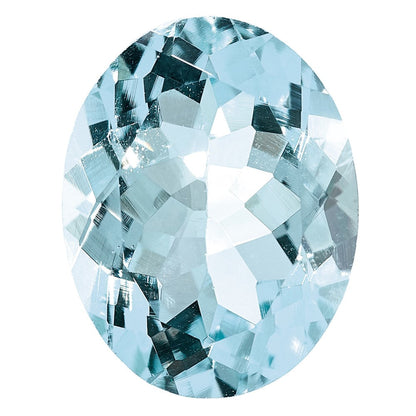 Edelstein Aquamarin Aa Qualität 9x7mm Oval