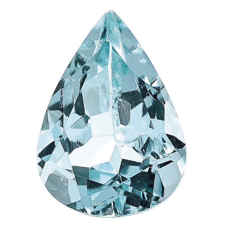 Edelstein Aquamarin Aa Qualität 8x5mm Tropfen