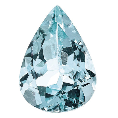Edelstein Aquamarin Aa Qualität 6x4mm Tropfen