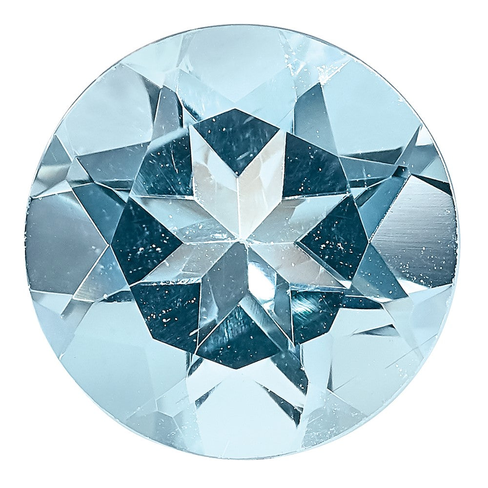 Edelstein Aquamarin Aaa Qualität 7mm Rund
