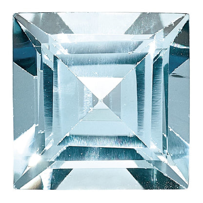 Edelstein Aquamarin Aa Qualität 6mm Quadratisch Stufe-cut