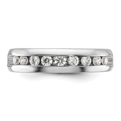 14K Weißgold Herren-Ring mit 0,5 ct. Diamant