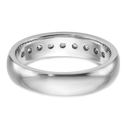 14K Weißgold Herren-Ring mit 0,5 ct. Diamant