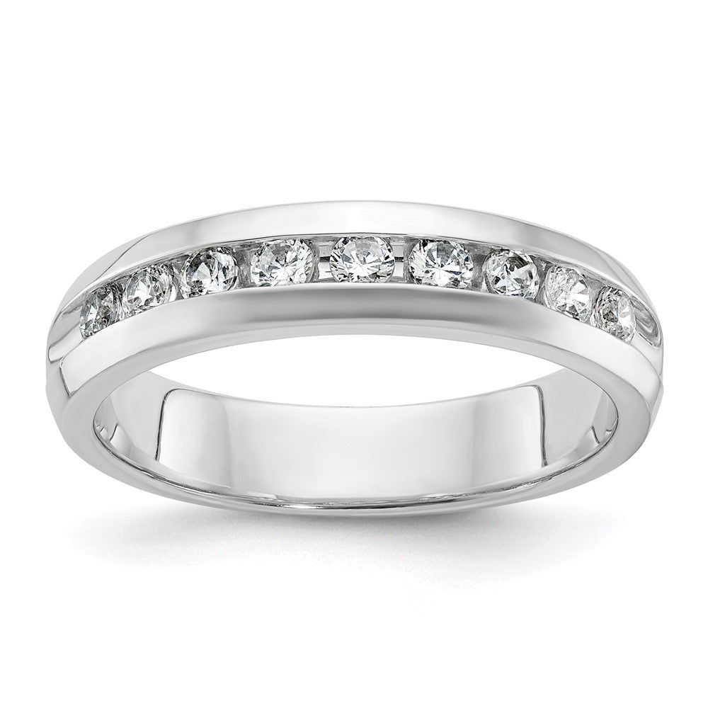 14K Weißgold Herren-Ring mit 0,5 ct. Diamant