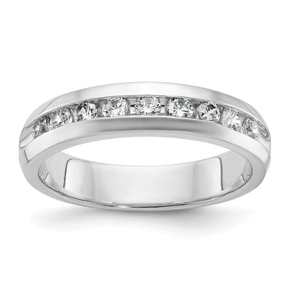 14K Weißgold Herren-Ring mit 0,5 ct. Diamant